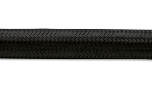 Vibrant -16 AN Black Nylon Braided Flex Hose (20 foot roll)