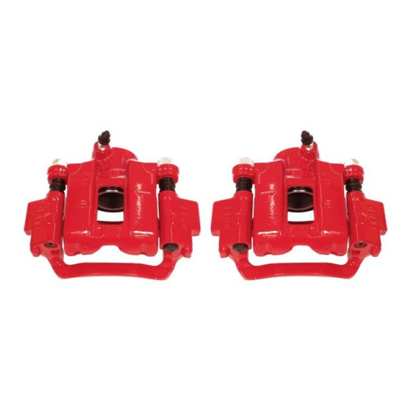 Power Stop 10-18 Lexus GX460 Rear Red Calipers w/Brackets - Pair