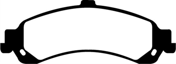 EBC 02 Cadillac Escalade 5.3 (PBR rear caliper) Greenstuff Rear Brake Pads