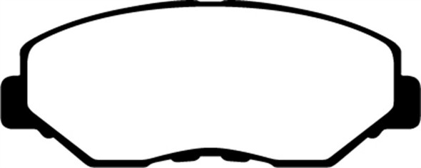 EBC 13-15 Acura ILX 1.5 Hybrid Greenstuff Front Brake Pads