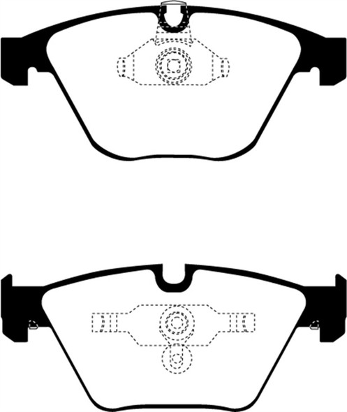 EBC 08-10 BMW M3 4.0 (E90) Yellowstuff Front Brake Pads