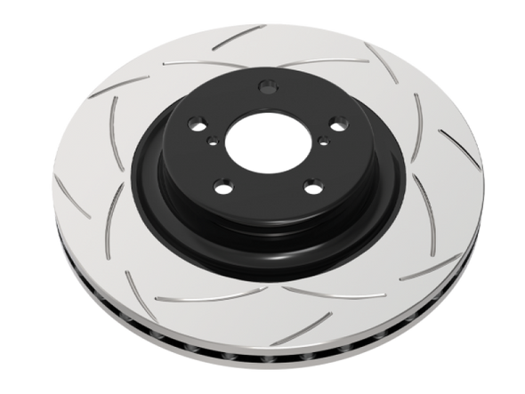 DBA 08-15 Mitsubishi EVO X Street T2 Slotted Rear Brake Rotor
