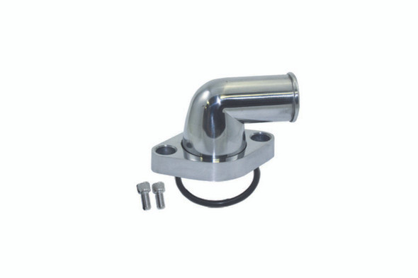 Specialty Products Company Chevy V8 Alum Swivel 90 Deg Water Neck Polished 8456