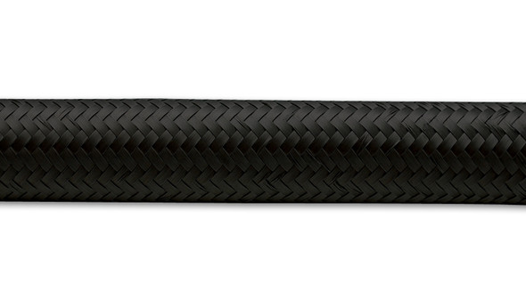 Vibrant Performance 10Ft Roll -6 Black Nylon Braided Flex Hose 11966