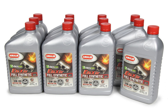 Amalie Elixir Full Synthetic 5W20 Dexos1 Case 12X1 Qt 160-75746-56