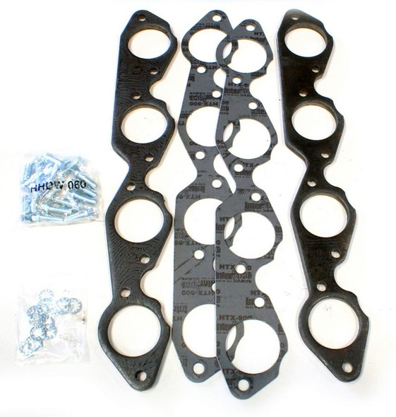 Patriot Exhaust Bbc Header Flange Kit 2-1/8 Round Port H7886