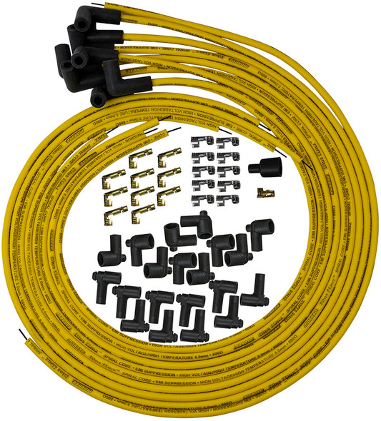 Moroso Blue Max Ignition Wire Set - Yellow 73217