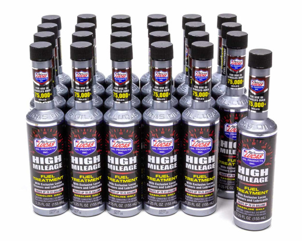 Lucas Oil High Mileage Fuel Treat Ment Case 24 X 5.25 Oz. 10977