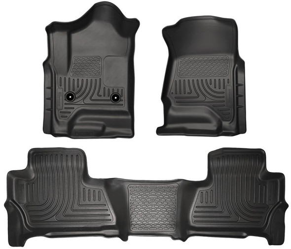 Husky Liners 15-   Suburban Floor Liners Black 99211