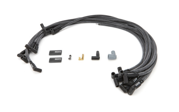 Scott Performance Sbc Spark Plug Wire Set 90-Degree - Black Ch-435-1