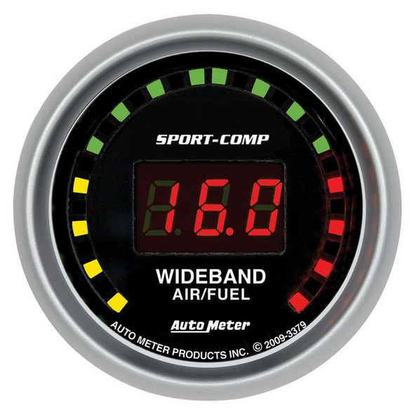 Autometer 2-1/16 S/C Wide Band Street Air/Fuel Gauge 3379
