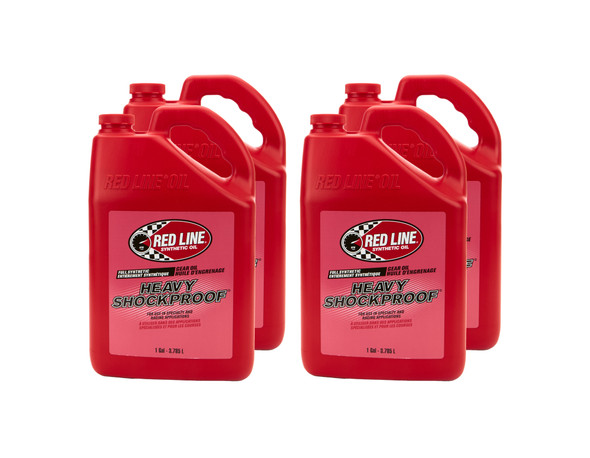 Redline Oil Heavy Shockproof Gear Oil Case 4 X 1 Gallon 58205