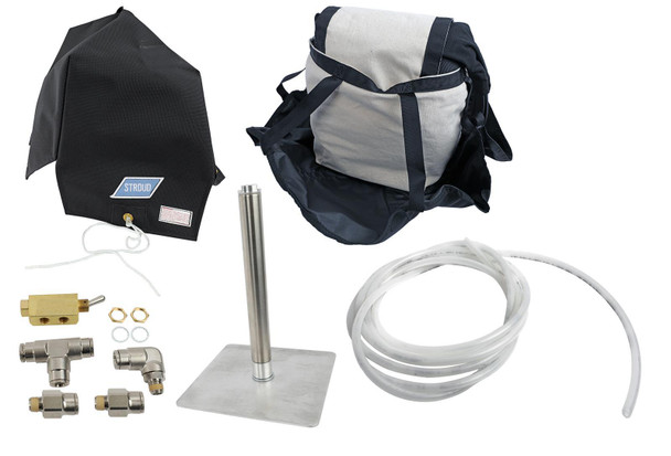 Stroud Safety Pararchute 430 Large W/ Air Launcher Black 4304804-01-05