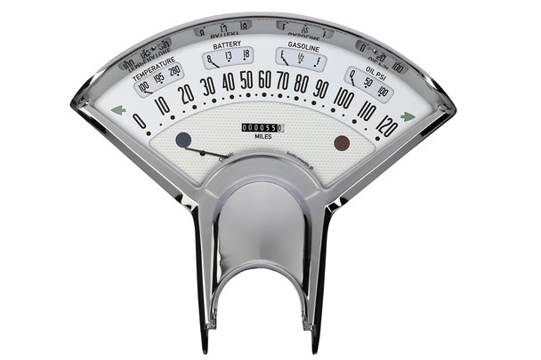 Classic Instruments Bel Era Gauge Set White Bet00W