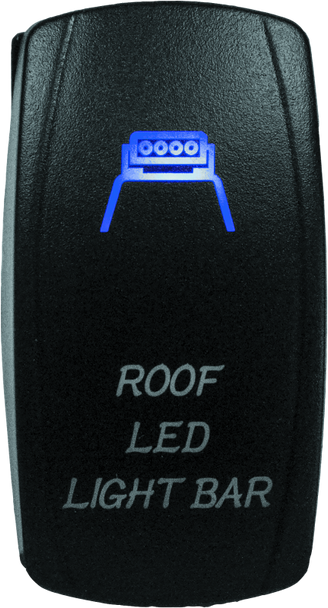 DragonFire Racing Lighted Switch Roof Led On/Off Blue