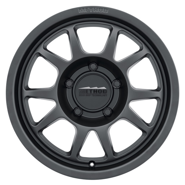 Method MR702 17x8.5 0mm Offset 5x5 71.5mm CB Matte Black Wheel