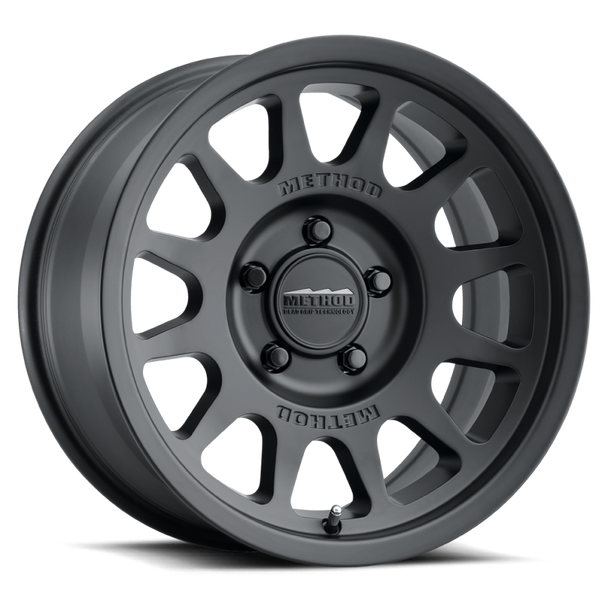 Method MR703 17x8.5 0mm Offset 5x5 71.5mm CB Matte Black Wheel