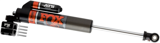 Fox 2007+ Jeep JK 2.0 Factory Series ATS Steering Stabilizer 22.15in Ext L - Orange Heritage Logo