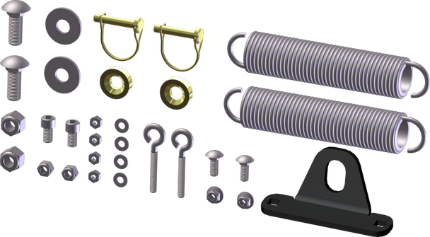 KFI ATV Plow Tube Hardware Kit