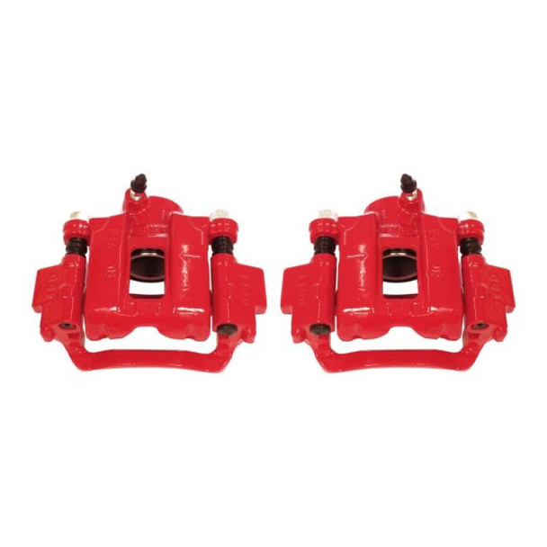 Power Stop 10-18 Lexus GX460 Rear Red Calipers w/Brackets - Pair
