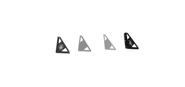 Road Armor TRECK Rear Ratchet Strap and Vertical Support Mount - Tex Blk (Pair)