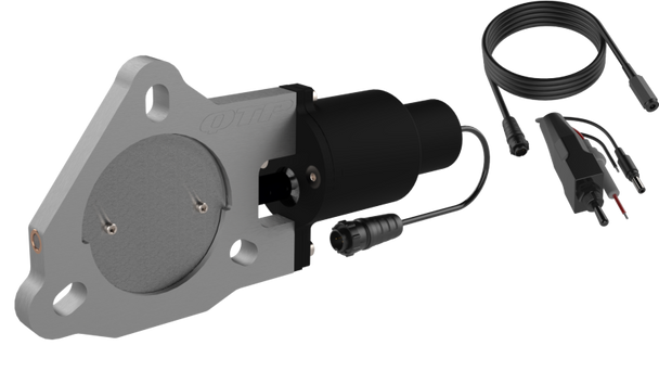 QTP 3in Bolt-On QTEC Electric Cutout Valve for Borla Exhausts - Single