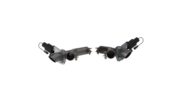 QTP 11-18 Dodge Durango 5.7L 2.5in 304SS Aggressor Cutout Dual Mid Pipes