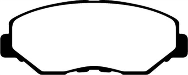 EBC 13-15 Acura ILX 1.5 Hybrid Greenstuff Front Brake Pads