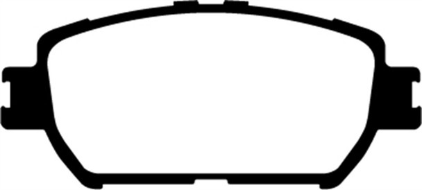 EBC 06-07 Lexus GS300 3.0 Redstuff Front Brake Pads