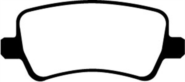 EBC 13-15 Land Rover LR2 2.0 Turbo Yellowstuff Rear Brake Pads