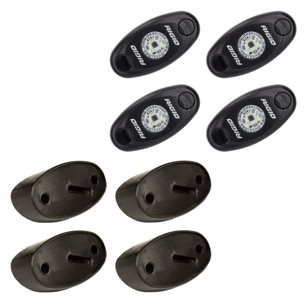Rigid Industries Rock Light Kit- Amber (4 lights)