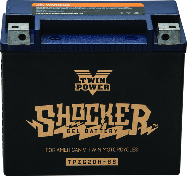 Twin Power YTX-20H Shocker Gel Battery Replaces H-D 65991-82B