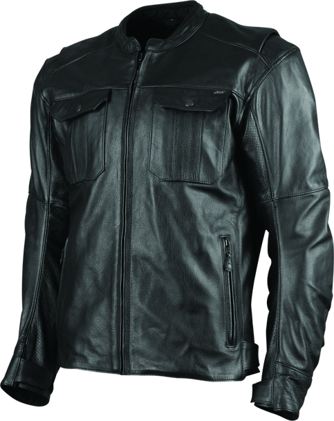 Speed and Strength Band of Brothers Leather Jacket Black - 3XL