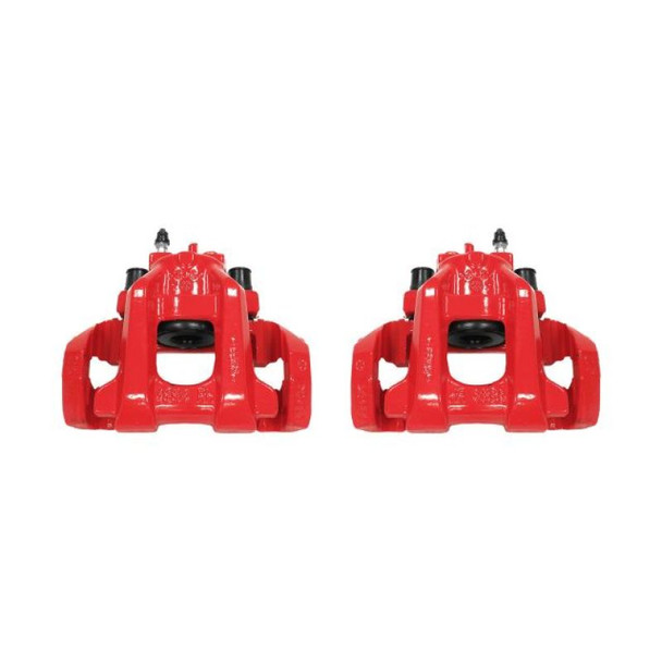 Power Stop 11-17 Dodge Durango Rear Red Calipers w/Brackets - Pair