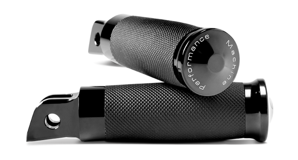 Performance Machine Footpegs Contour - Black Ano