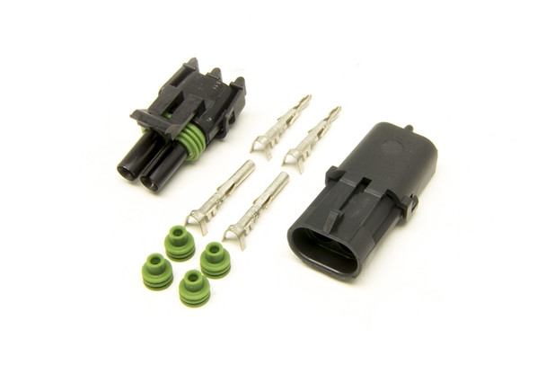 Painless Wiring 2 Circuit Male & Female Weatherpack Kit (1 Ea.) 70402