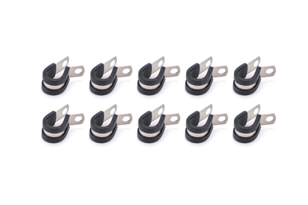 Quickcar Racing Products Adel Line Clamps Alum 1/2In 10Pk 66-834