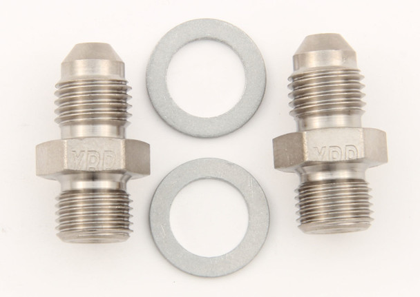 Xrp-Xtreme Racing Prod. 7/16-24 To #4 Stl Crush Washer Seal Adapter (Pr) 402834