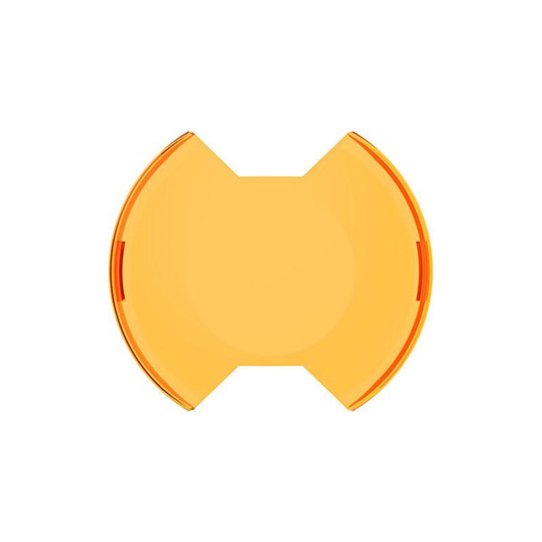 Kc Hilites 6In Slimlite Led Light Shield Amber Each 5104