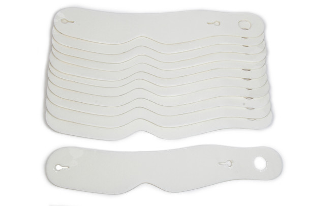 Ultra Shield Tearoffs 11.5In Straight Notched Rx / Bandit 01204