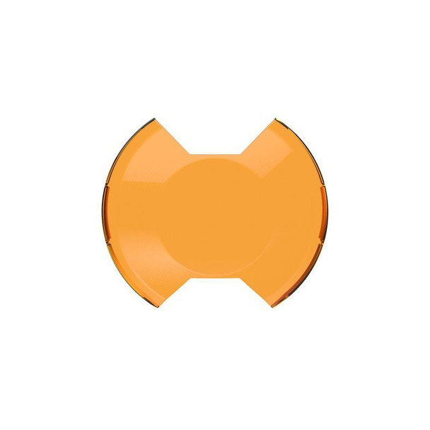 Kc Hilites Slimlite 8In Led Light Shield Driving Amber 5211