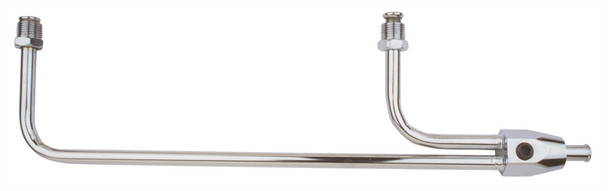 Trans-Dapt Chrome Fuel Line 9-5/16In 2197