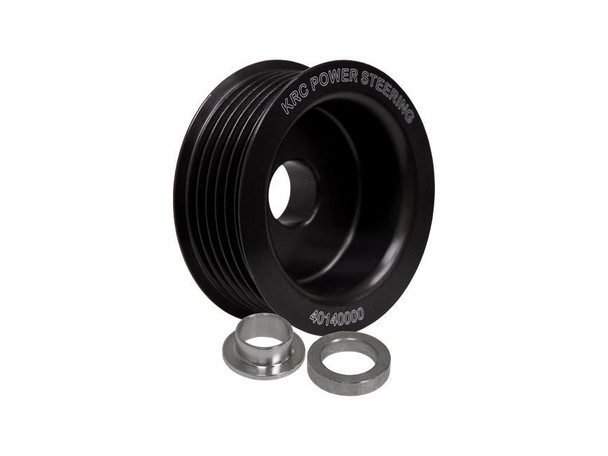 Krc Power Steering Alt Pulley 2.5In 6 Rib Fits .59In & .67In Shaft Krc 40140600