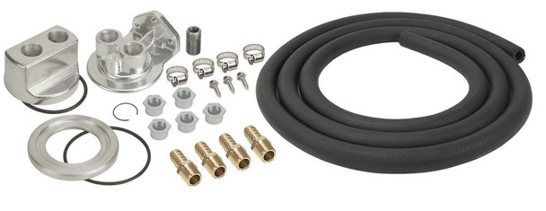 Derale Single Mount Oil Filter Relocation Kit 15748