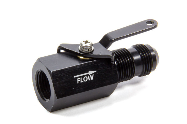 Fragola #10 Shut Off Valve Black Female Inlet/Male Outlet 961010-Bl