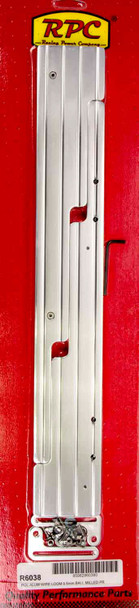 Racing Power Co-Packaged Alum Linear Wire Looms Ball Milled Polished R6038