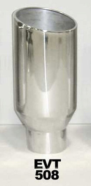 Pypes Performance Exhaust Exhaust Tip 5In X 8In X 18In Rolled Pol. Weld-On Evt508 Pypes Performance Exhaust Exhaust Tip 5In X 8In X 18In Rolled Pol. Weld-On Evt508