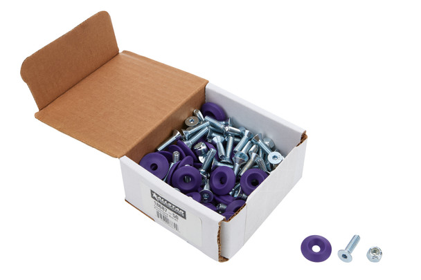 Allstar Performance Countersunk Bolt Kit Purple 50Pk All18687-50