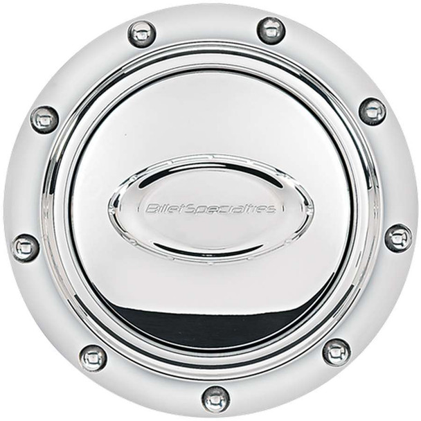 Billet Specialties Horn Button Riveted Polished Logo 32710