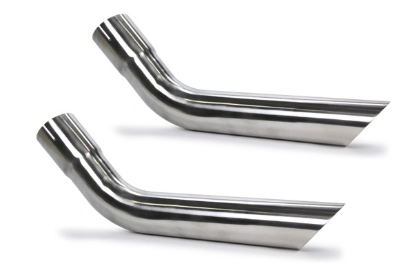 Pypes Performance Exhaust Exhaust Tips Slip Fit 2.5In Pair (Long) Evt58